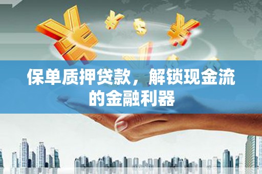 剑河保单质押贷款，解锁现金流的金融利器