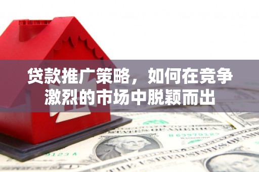 剑河贷款推广策略，如何在竞争激烈的市场中脱颖而出