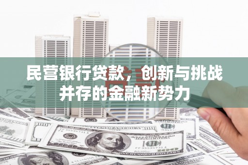 剑河民营银行贷款，创新与挑战并存的金融新势力