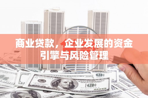 剑河商业贷款，企业发展的资金引擎与风险管理
