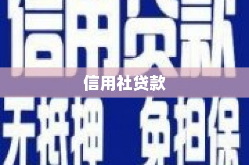 剑河信用社贷款