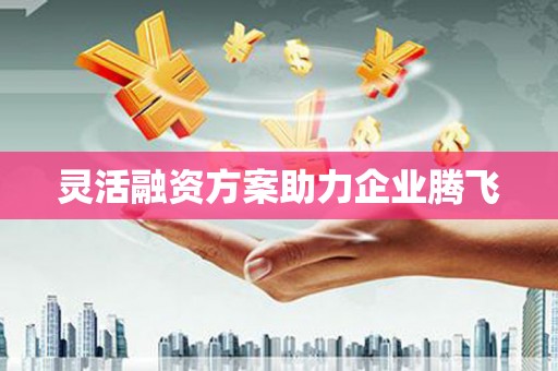 剑河灵活融资方案助力企业腾飞