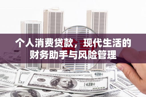 剑河个人消费贷款，现代生活的财务助手与风险管理