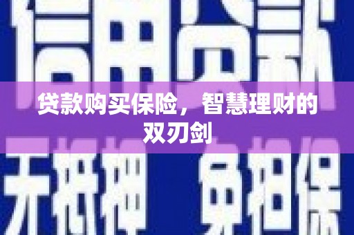 剑河贷款购买保险，智慧理财的双刃剑