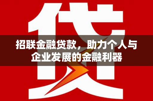 剑河招联金融贷款，助力个人与企业发展的金融利器
