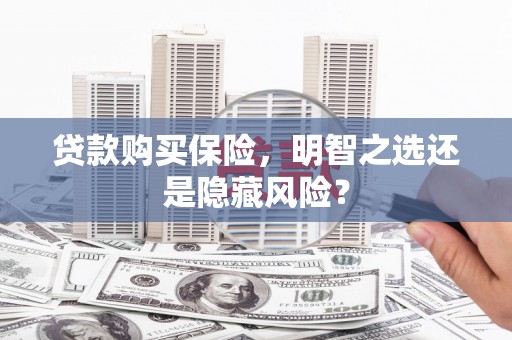 剑河贷款购买保险，明智之选还是隐藏风险？
