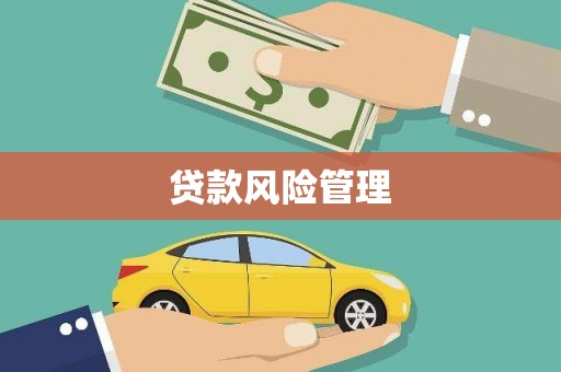 剑河贷款风险管理