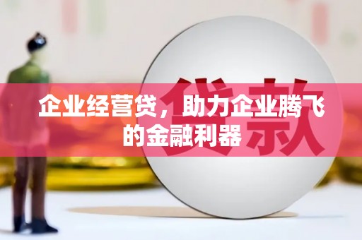 剑河企业经营贷，助力企业腾飞的金融利器