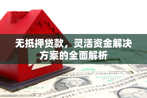 剑河无抵押贷款，灵活资金解决方案的全面解析