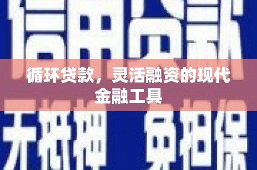 剑河循环贷款，灵活融资的现代金融工具