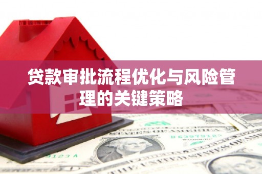 剑河贷款审批流程优化与风险管理的关键策略