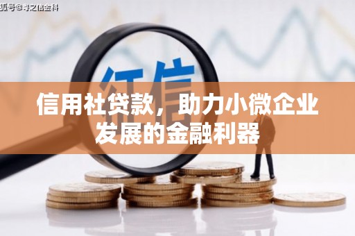 剑河信用社贷款，助力小微企业发展的金融利器