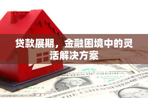 剑河贷款展期，金融困境中的灵活解决方案