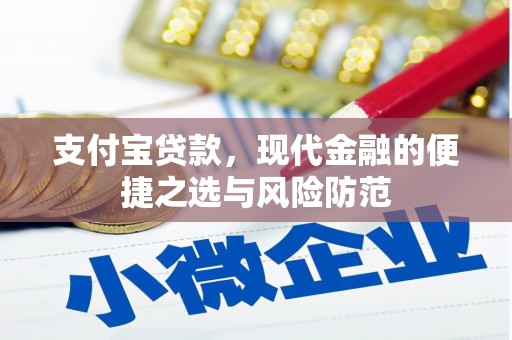 剑河支付宝贷款，现代金融的便捷之选与风险防范