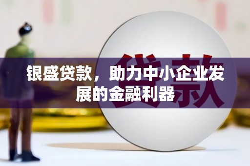 剑河银盛贷款，助力中小企业发展的金融利器