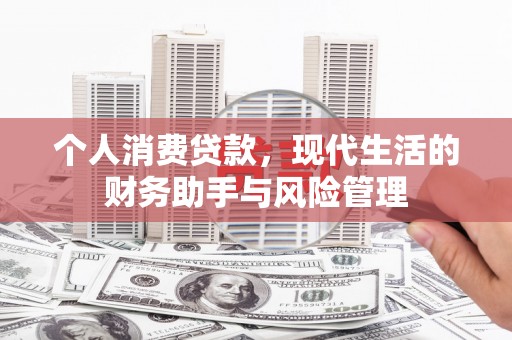 剑河个人消费贷款，现代生活的财务助手与风险管理