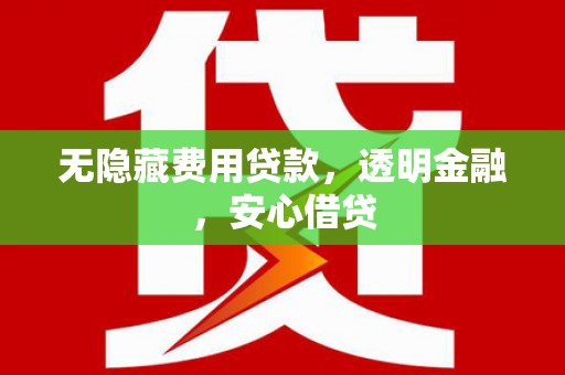 剑河无隐藏费用贷款，透明金融，安心借贷