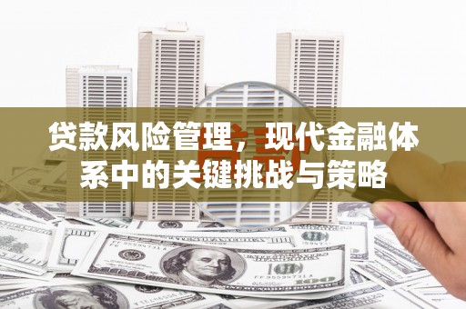剑河贷款风险管理，现代金融体系中的关键挑战与策略