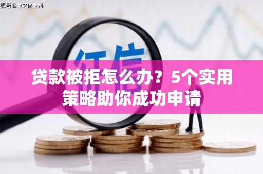 剑河贷款被拒怎么办？5个实用策略助你成功申请