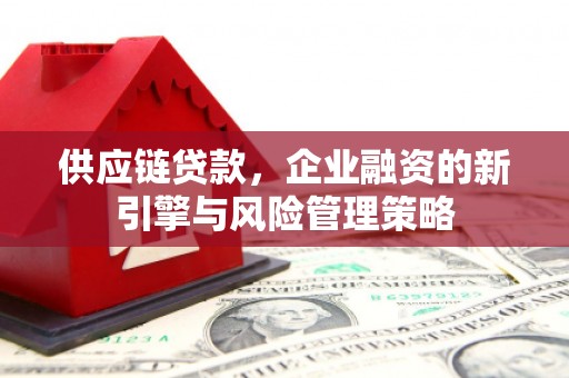 剑河供应链贷款，企业融资的新引擎与风险管理策略