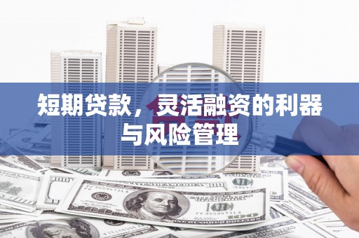 剑河短期贷款，灵活融资的利器与风险管理
