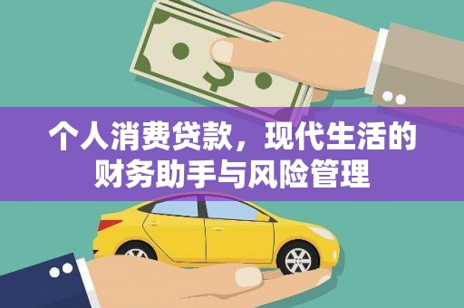 剑河个人消费贷款，现代生活的财务助手与风险管理