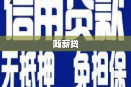 剑河随薪贷