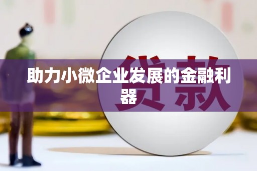 剑河助力小微企业发展的金融利器