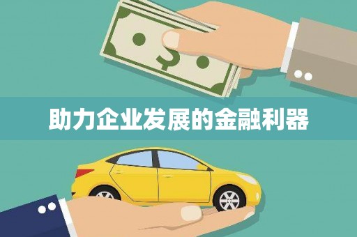 剑河助力企业发展的金融利器