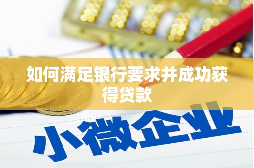 剑河如何满足银行要求并成功获得贷款